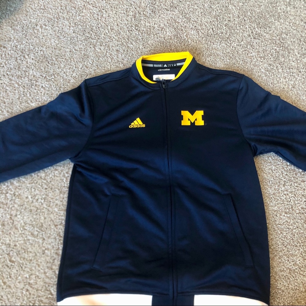 Adidas University of Michigan Zip Up